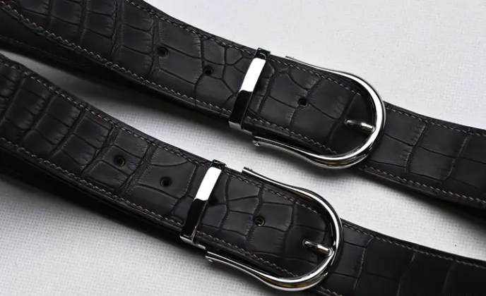 How to choose cowhide and alligator leather for men's belts